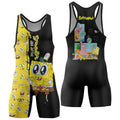 Spongebob Jiu Jitsu Wrestling Singlet