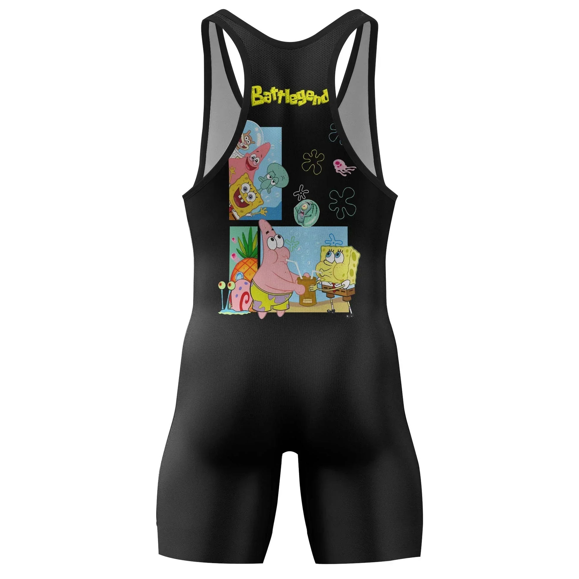 Spongebob Jiu Jitsu Wrestling Singlet