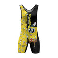 Spongebob Jiu Jitsu Wrestling Singlet