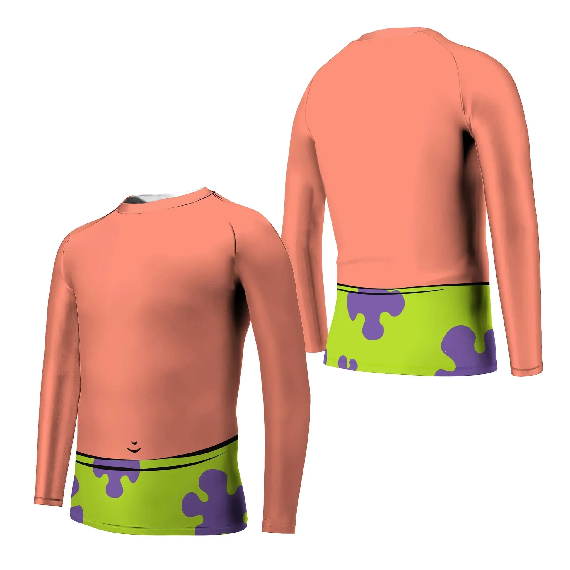 Spongebob Patrick Star Kids Rash Guard