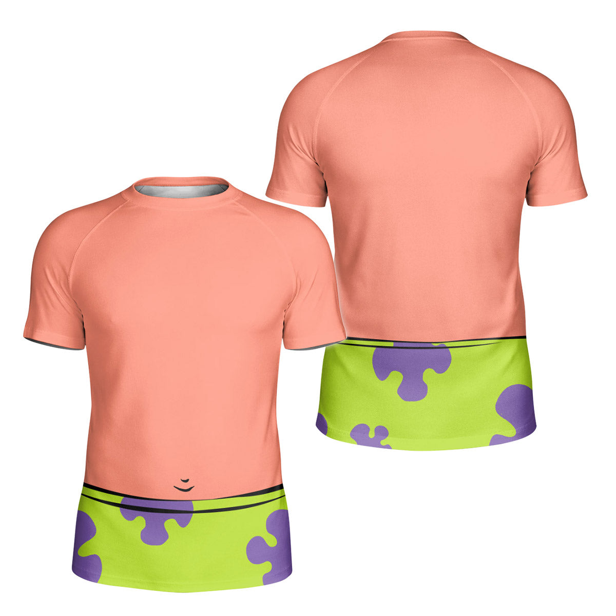 Spongebob Patrick Star Kids Rash Guard