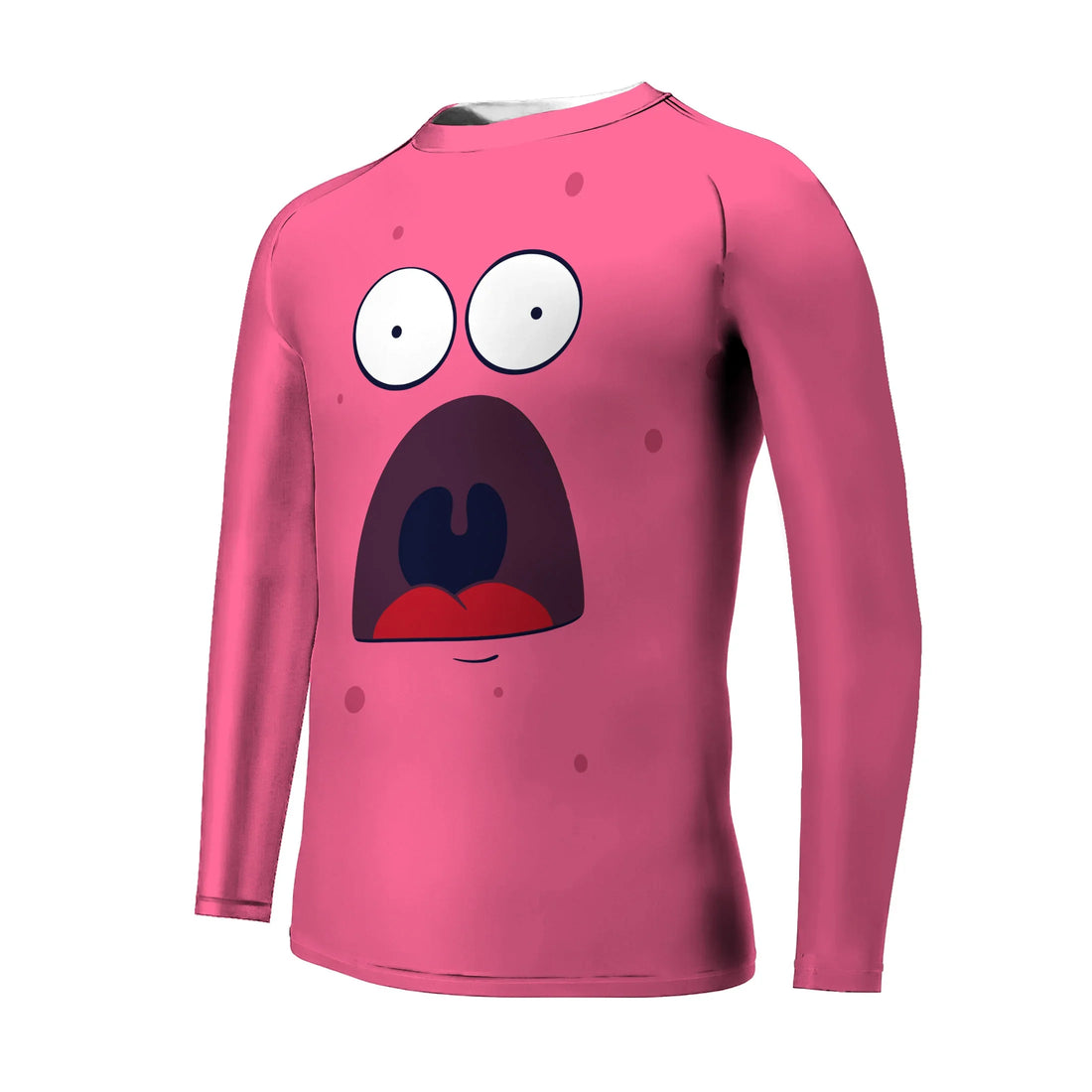 Spongebob Patrick Star Surprise Face Kids Rash Guard