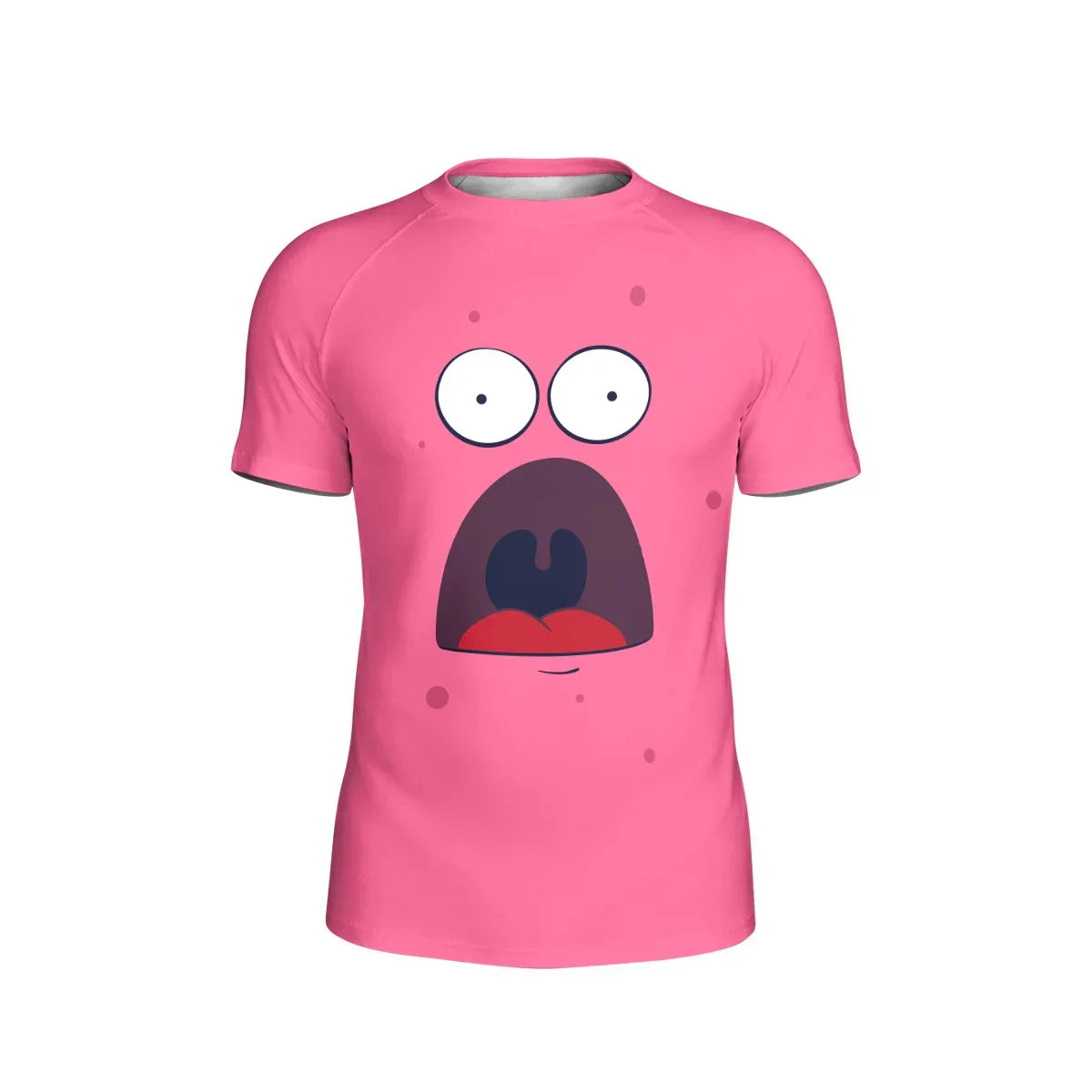 Spongebob Patrick Star Surprise Face Kids Rash Guard