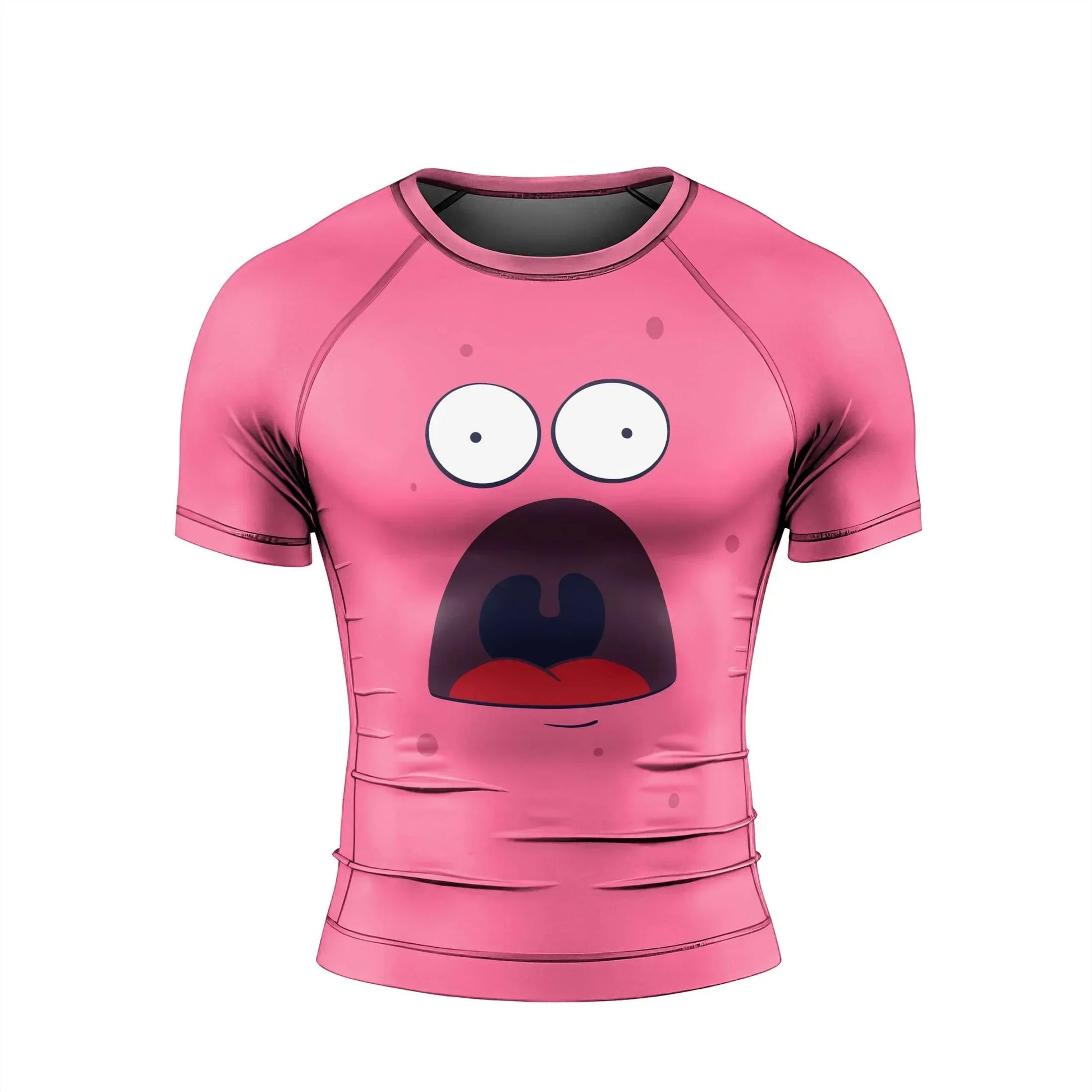 Spongebob Patrick Star Surprise Face Rash Guard