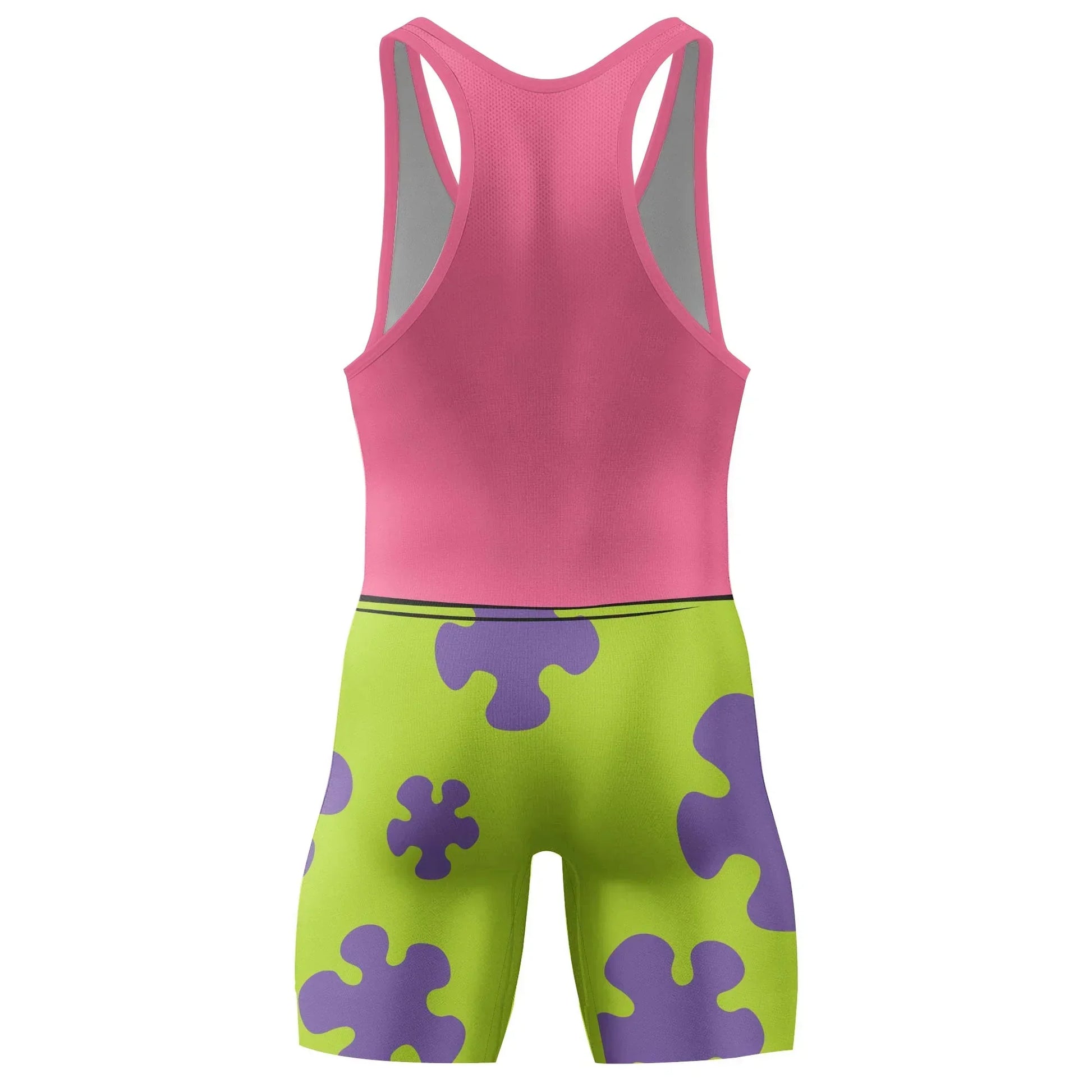 Spongebob Patrick Star Surprise Face Wrestling Singlet