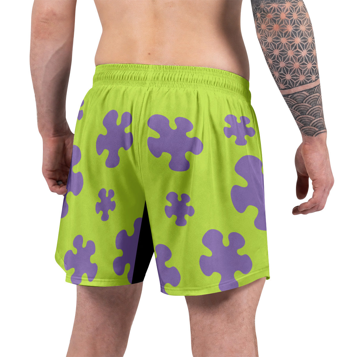 Spongebob Patrick Star Surprise Face Grappling Shorts