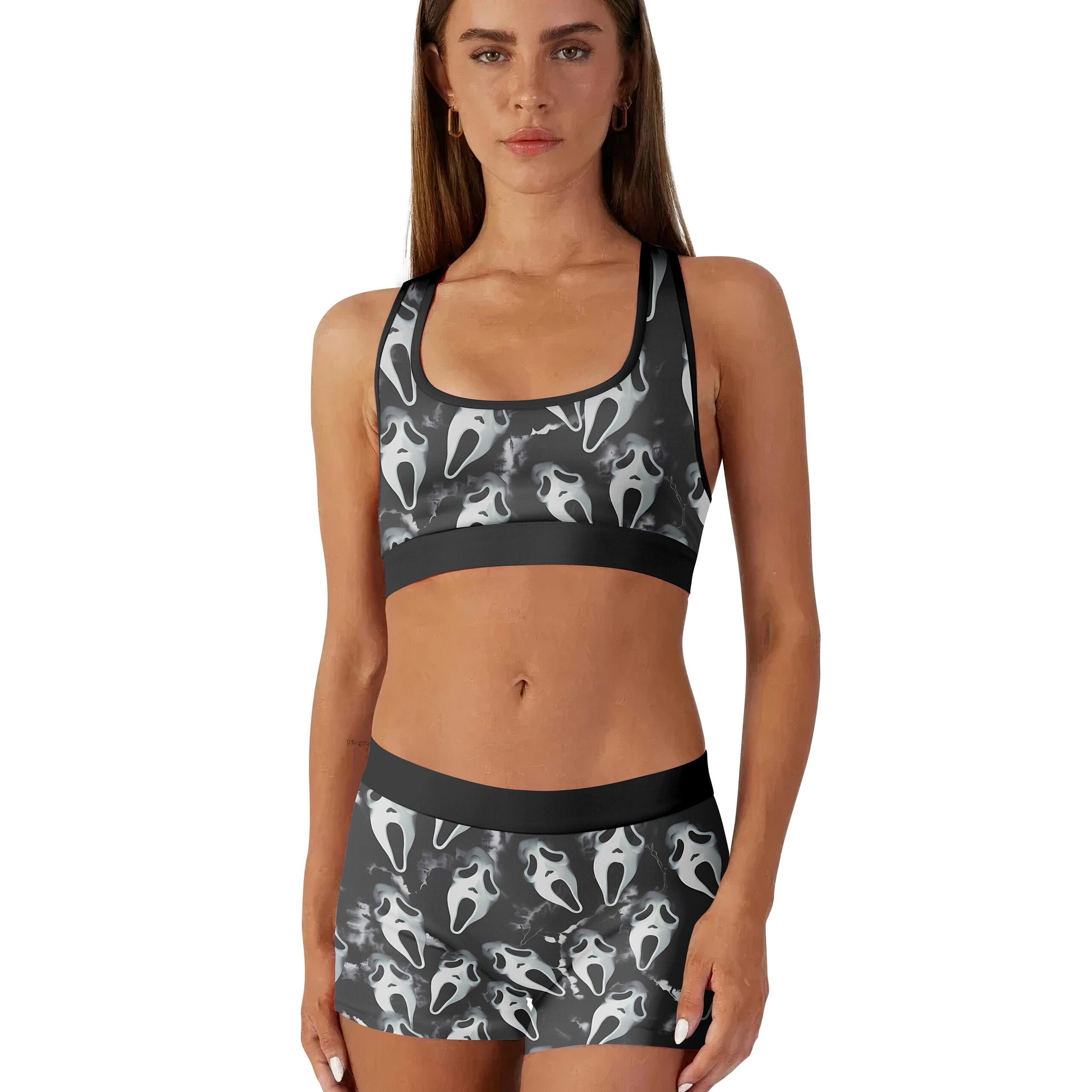 Spooky Ghostface Women's Workout Set