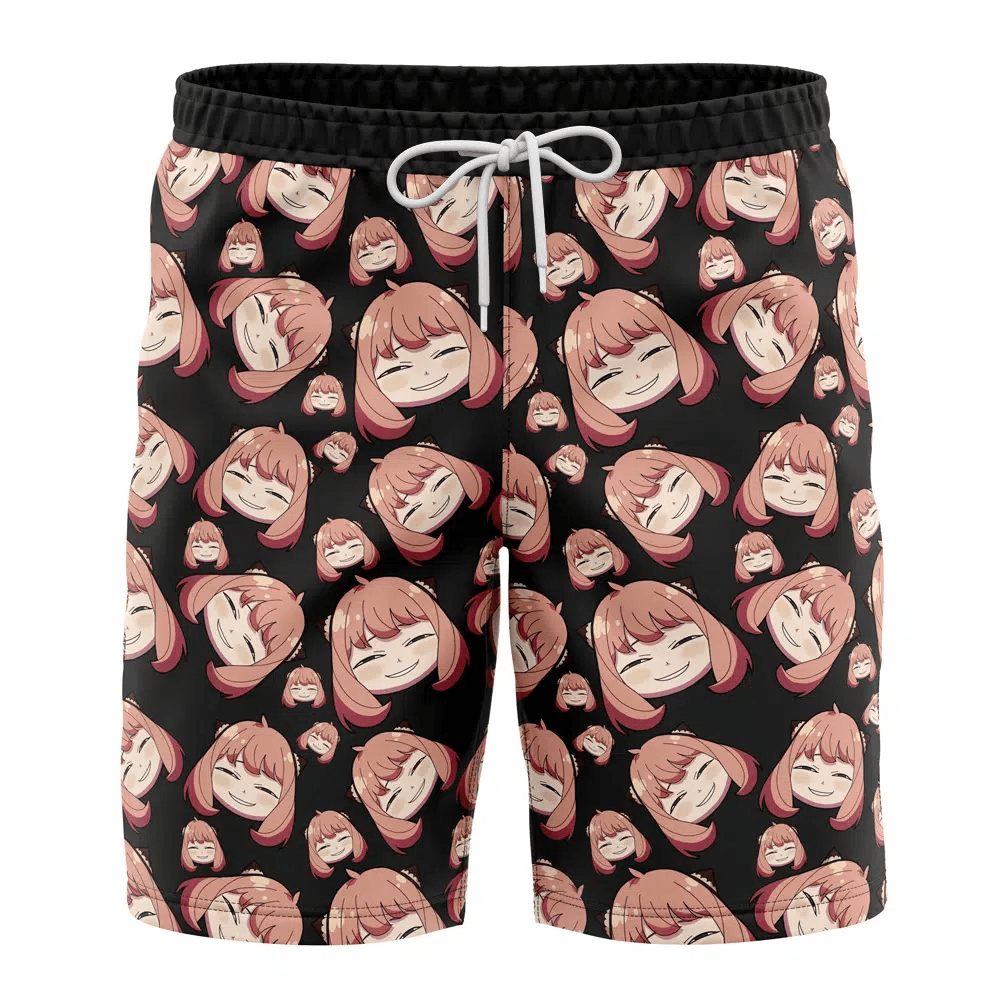 SpyxFamily Anya Funny Face Swim Trunks