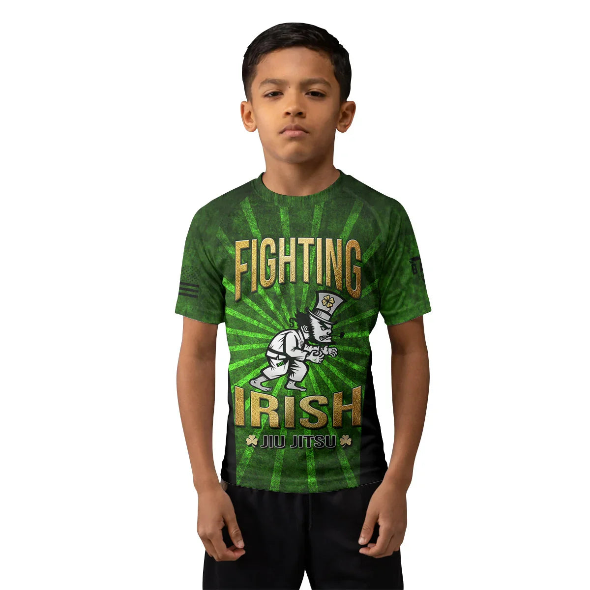 St. Patrick's Day Irish Kids Rash Guard
