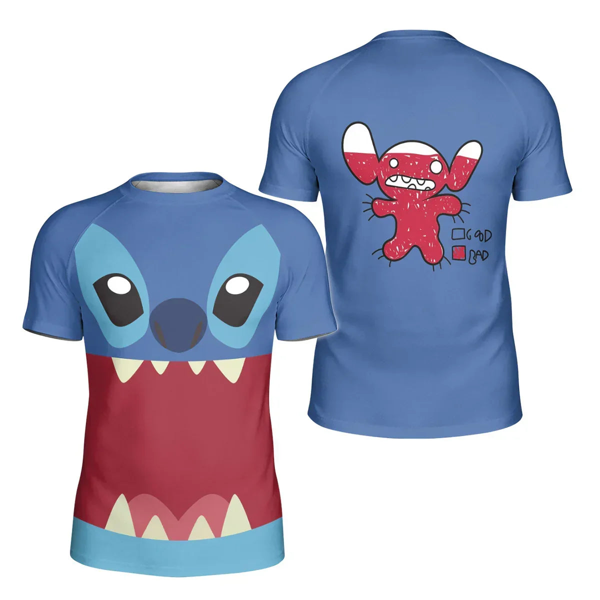 Stitch Badness Level Kids Rash Guard