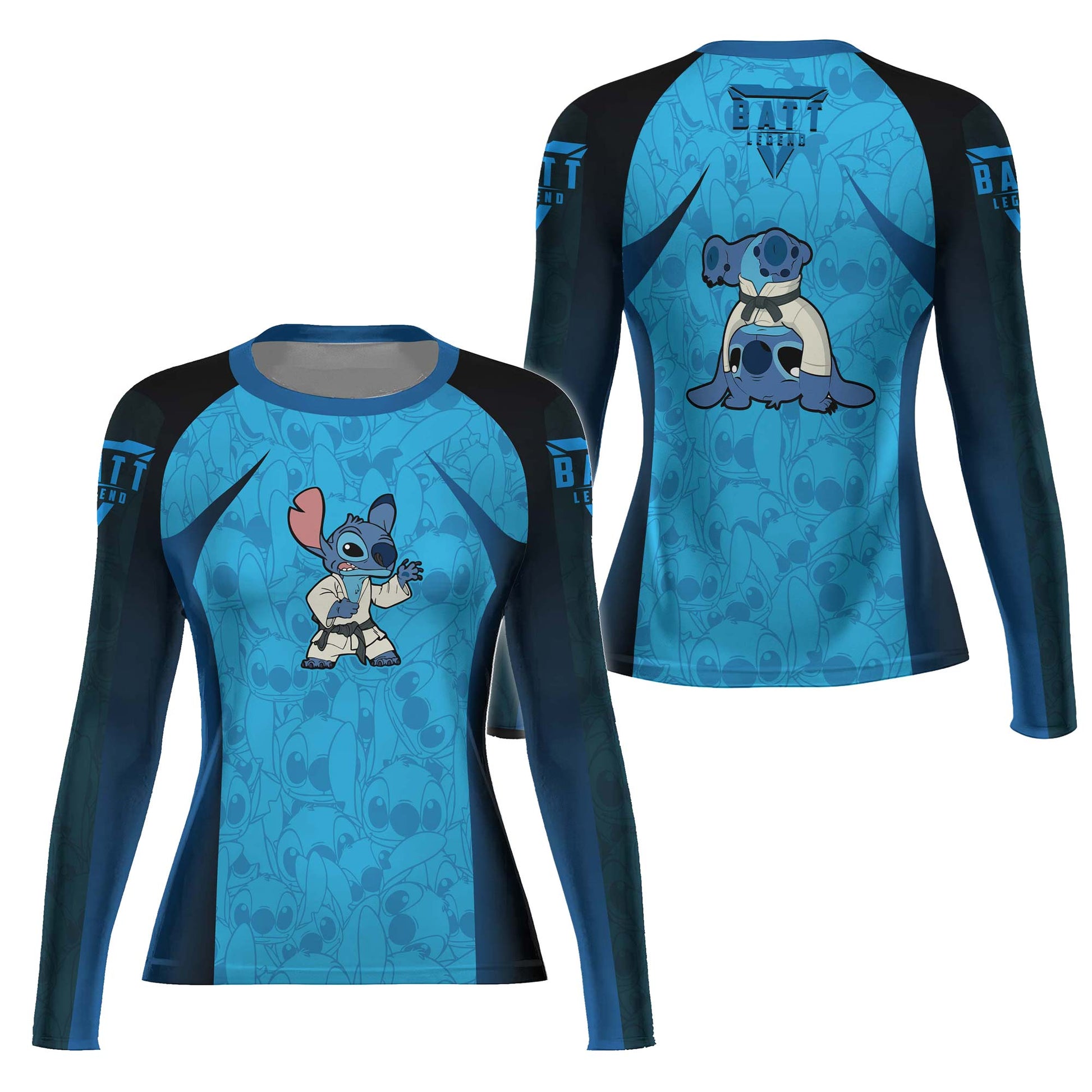 Stitch Brazil Jiu Jitsu Rash Guard