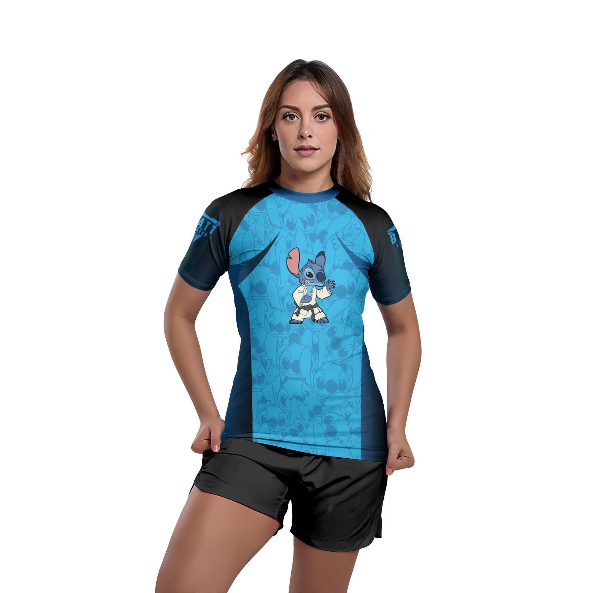 Stitch Brazil Jiu Jitsu Rash Guard