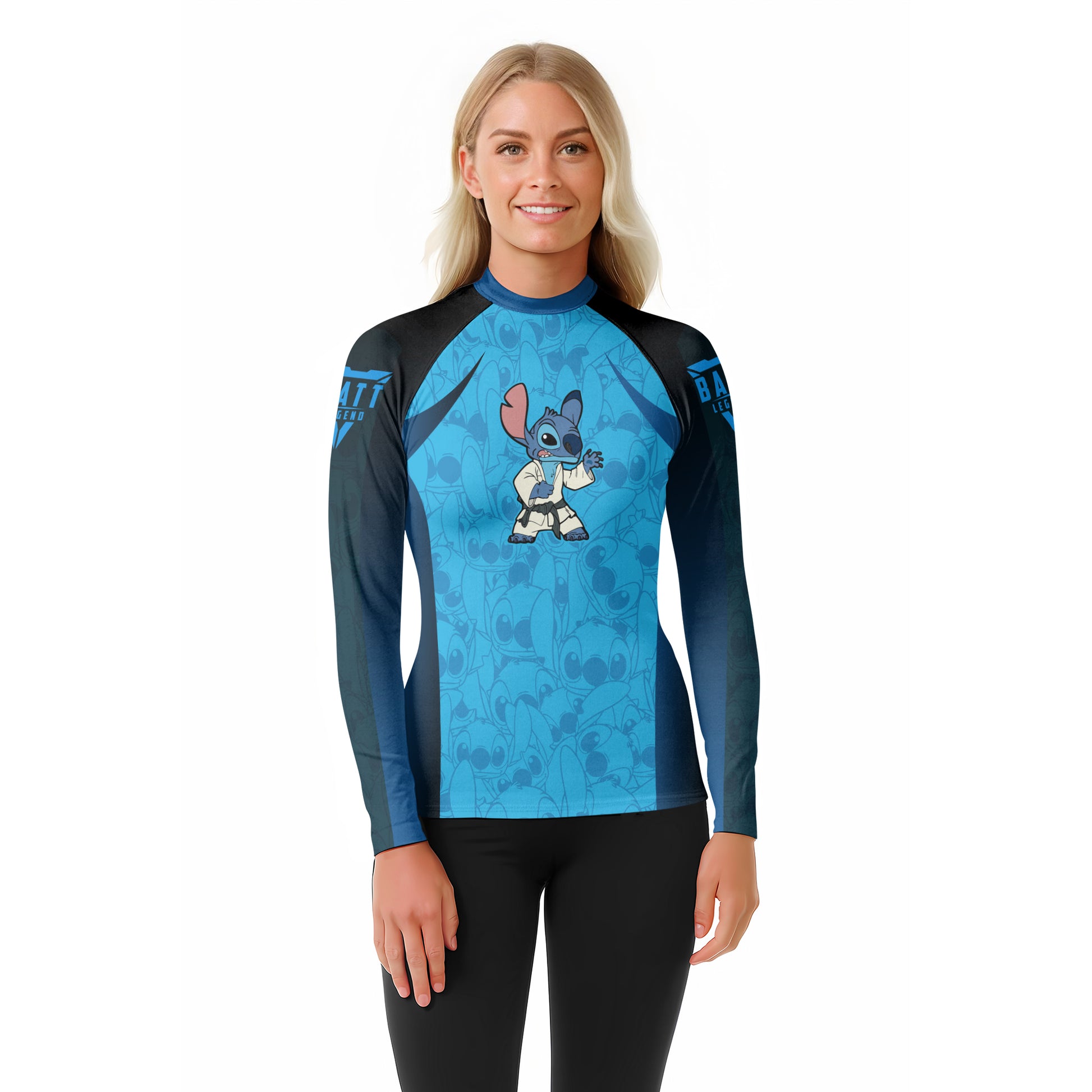 Stitch Brazil Jiu Jitsu Rash Guard