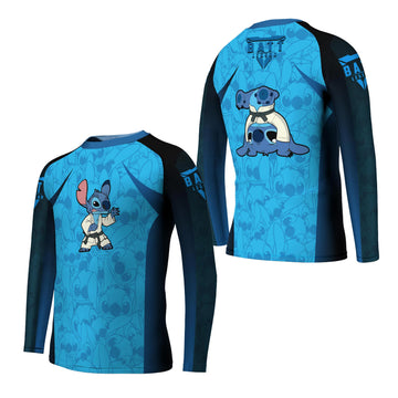 Stitch Brazil Jiu Jitsu Kids Rash Guard