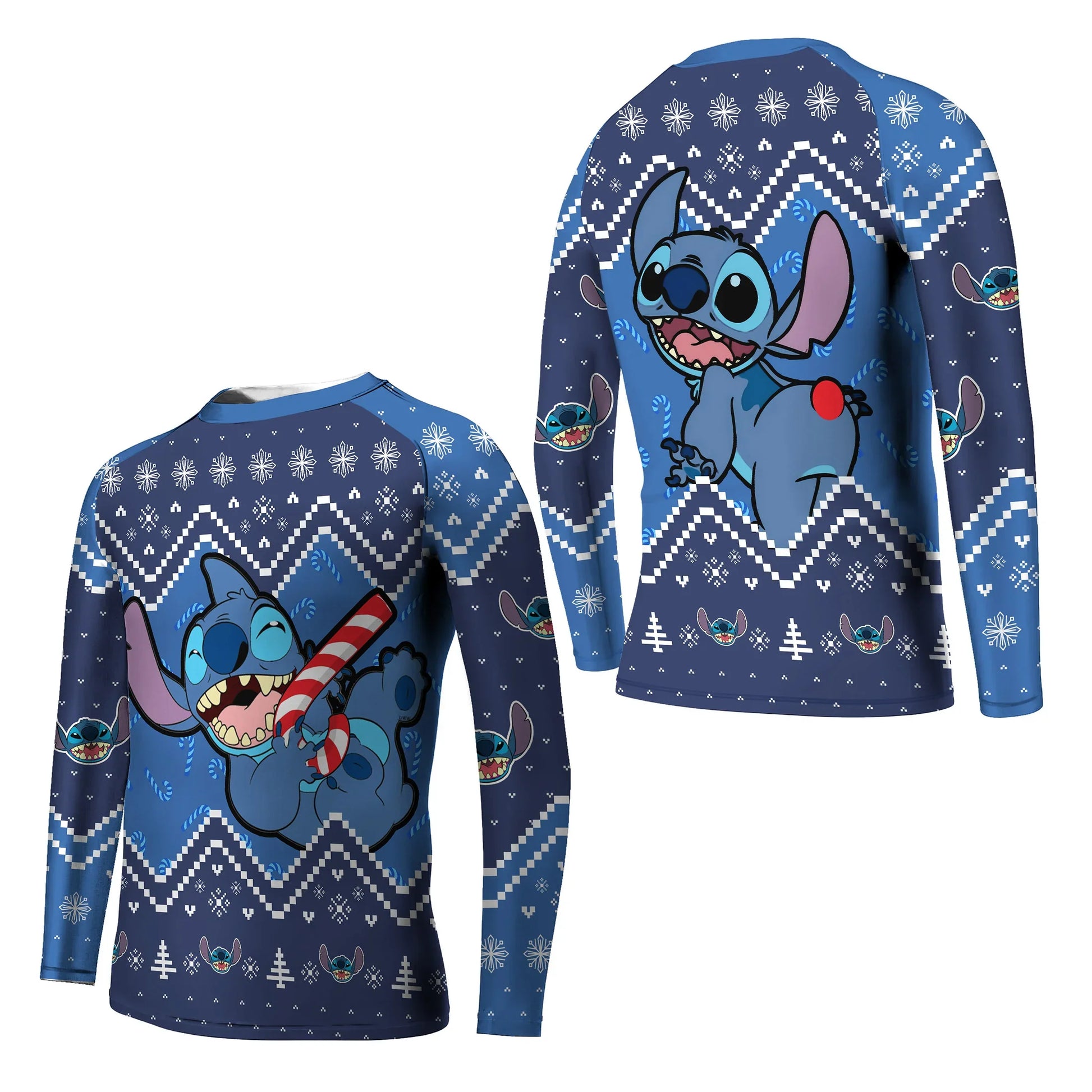 Stitch Christmas Kids Rash Guard