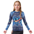 Stitch Christmas Kids Rash Guard