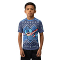 Stitch Christmas Kids Rash Guard