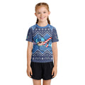 Stitch Christmas Kids Rash Guard