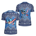 Stitch Christmas Kids Rash Guard