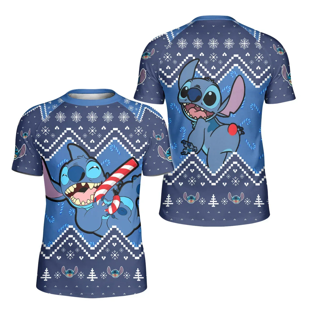 Stitch Christmas Kids Rash Guard