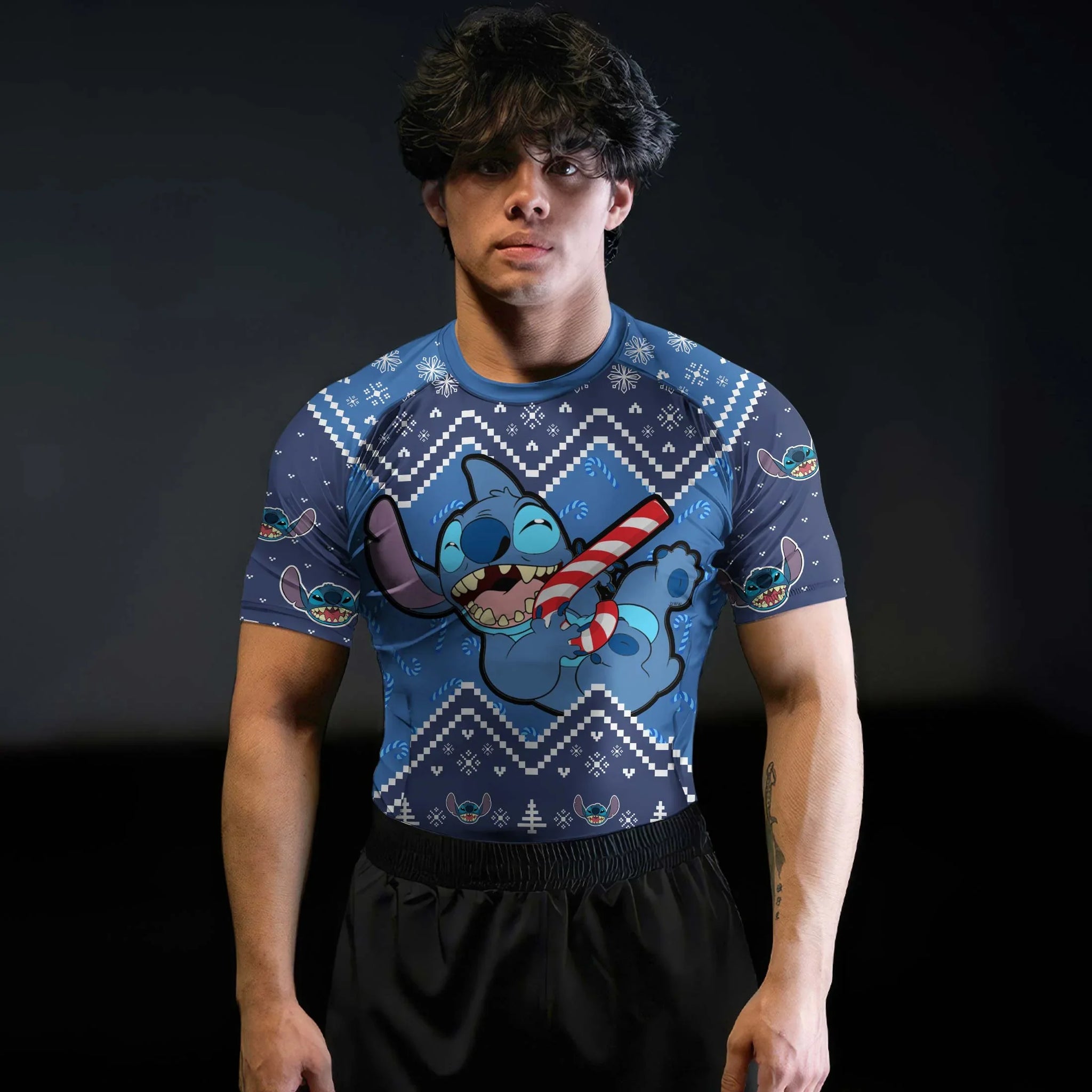 Stitch Christmas Rash Guard