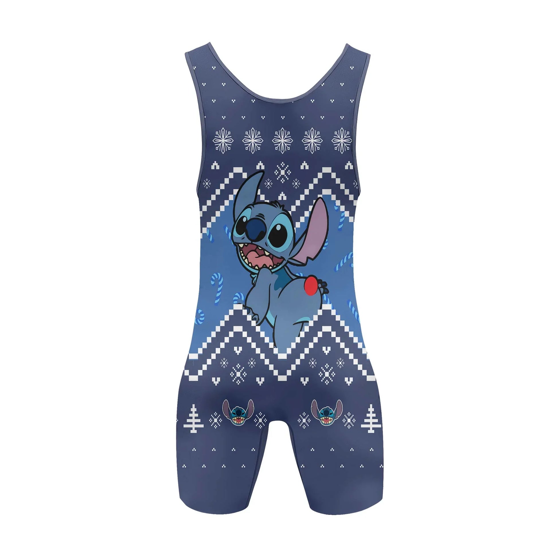 Stitch Christmas Wrestling Singlet