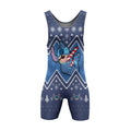 Stitch Christmas Wrestling Singlet