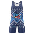 Stitch Christmas Wrestling Singlet
