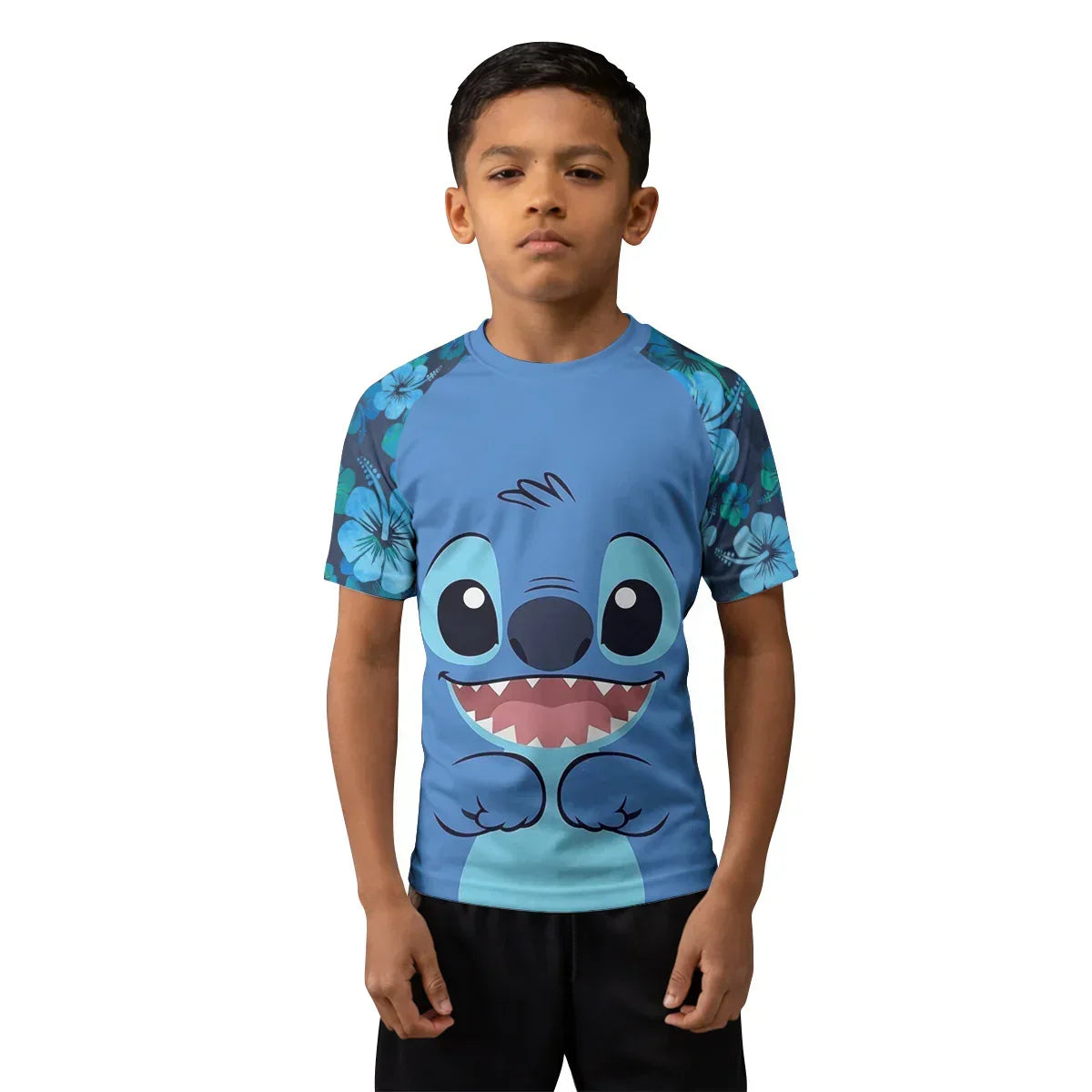 Stitch Face Kids Rash Guard