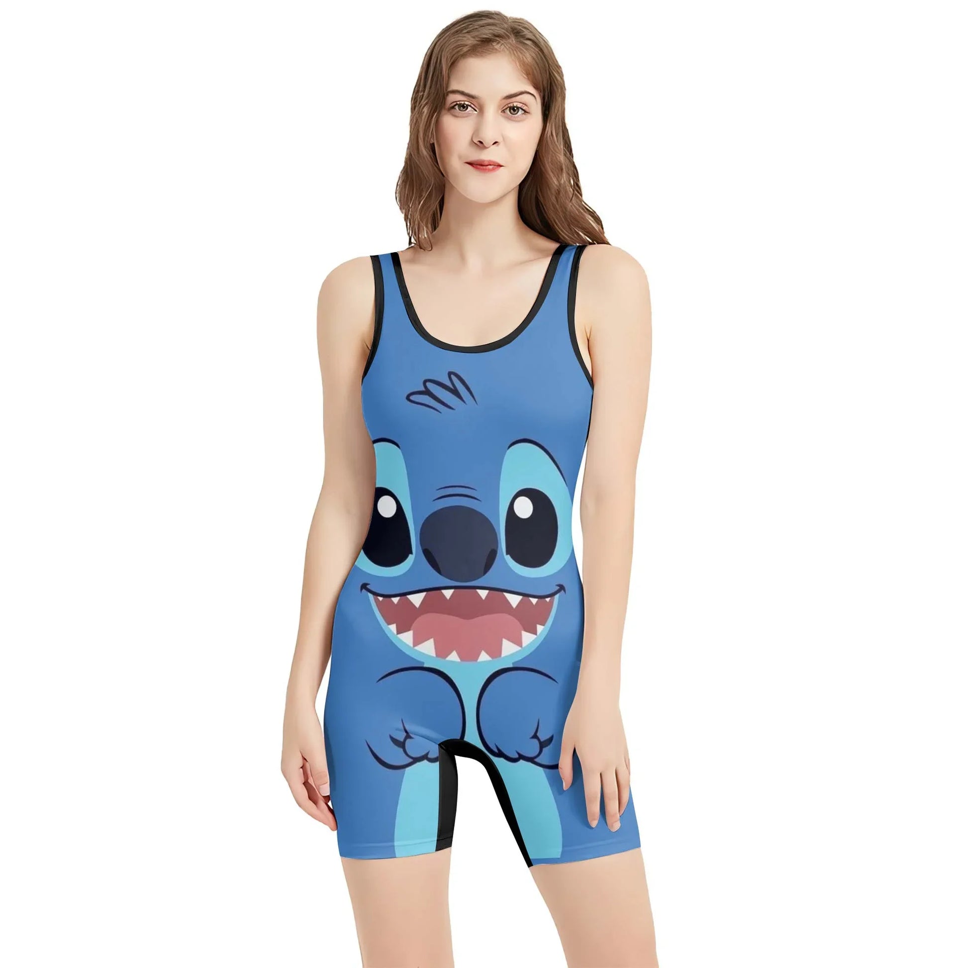 Stitch Face Wrestling Singlet