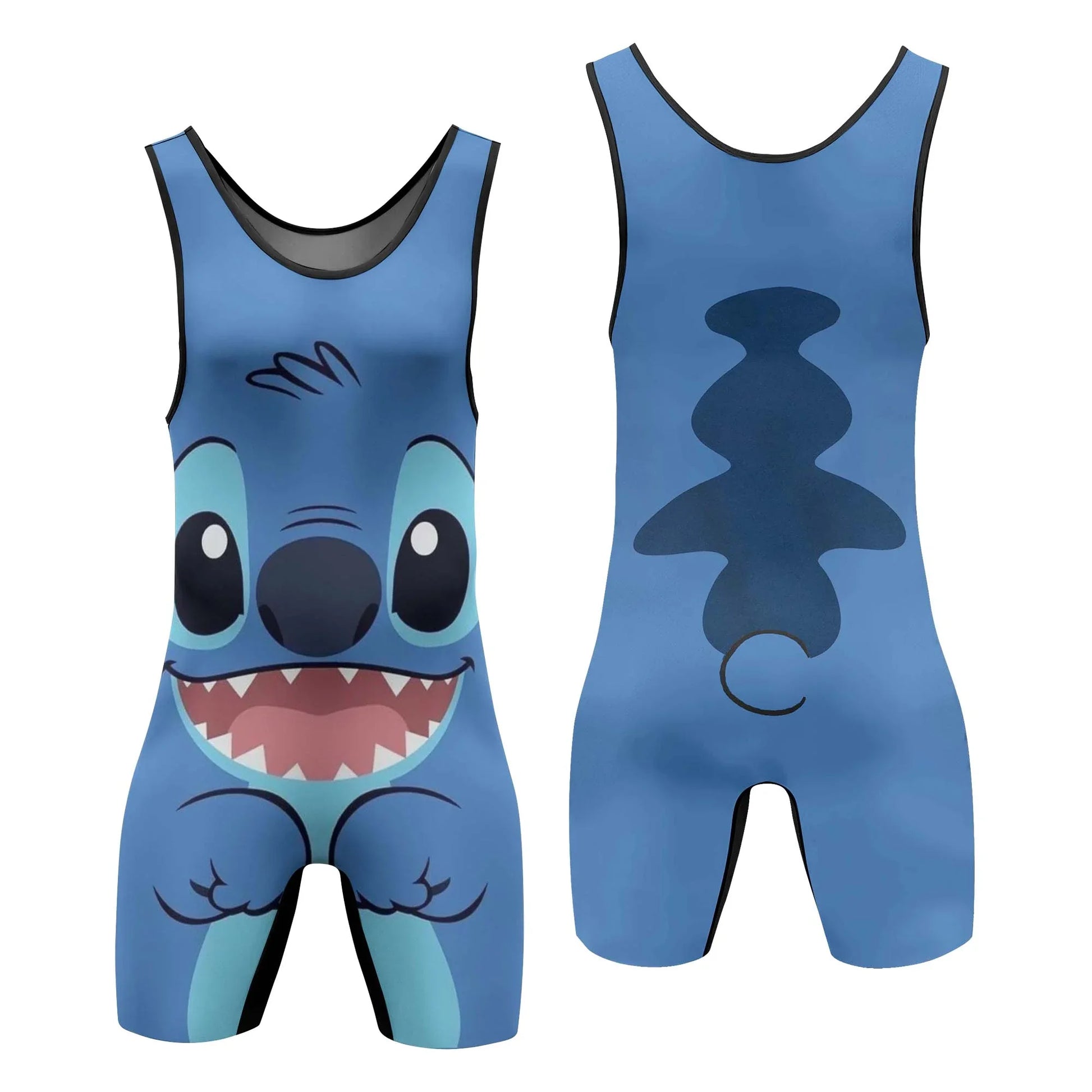 Stitch Face Wrestling Singlet