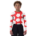 Stitch Lilo Red Leaf Kids Rash Guard