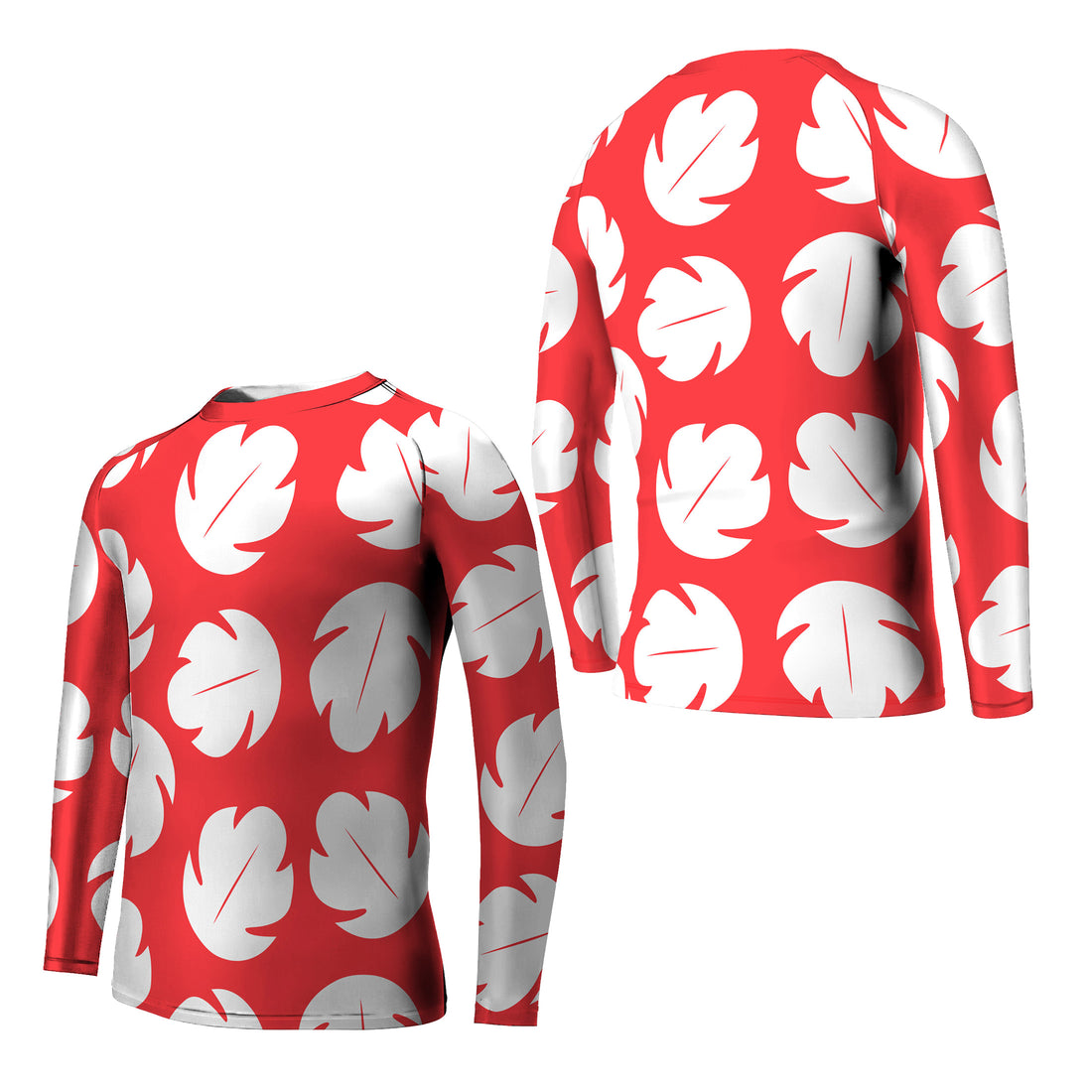 Stitch Lilo Red Leaf Kids Rash Guard