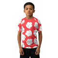 Stitch Lilo Red Leaf Kids Rash Guard