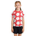 Stitch Lilo Red Leaf Kids Rash Guard