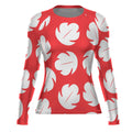 Stitch Lilo Red Leaf Rash Guard