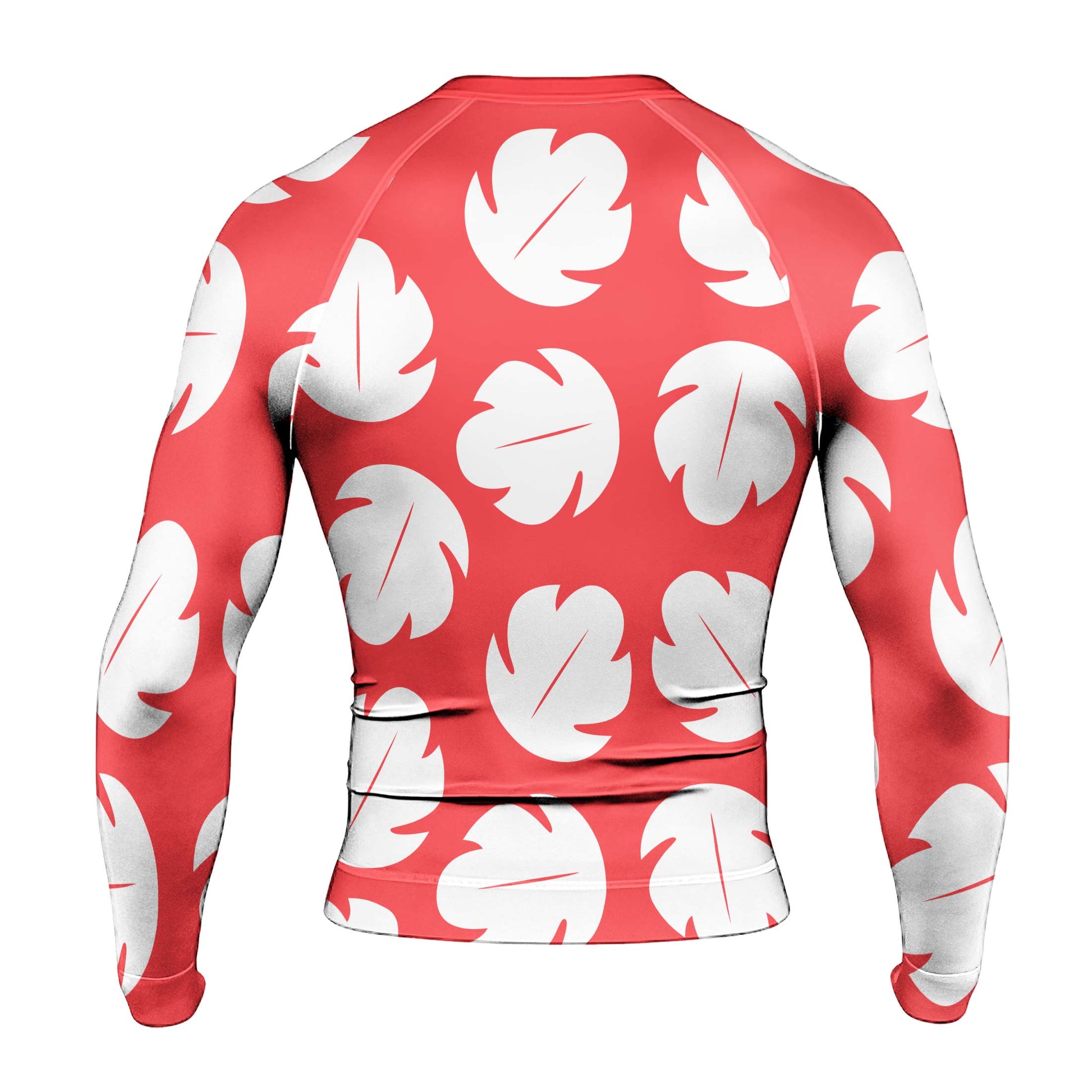 Stitch Lilo Red Leaf Rash Guard