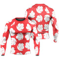 Stitch Lilo Red Leaf Rash Guard