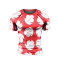 Stitch Lilo Red Leaf Rash Guard