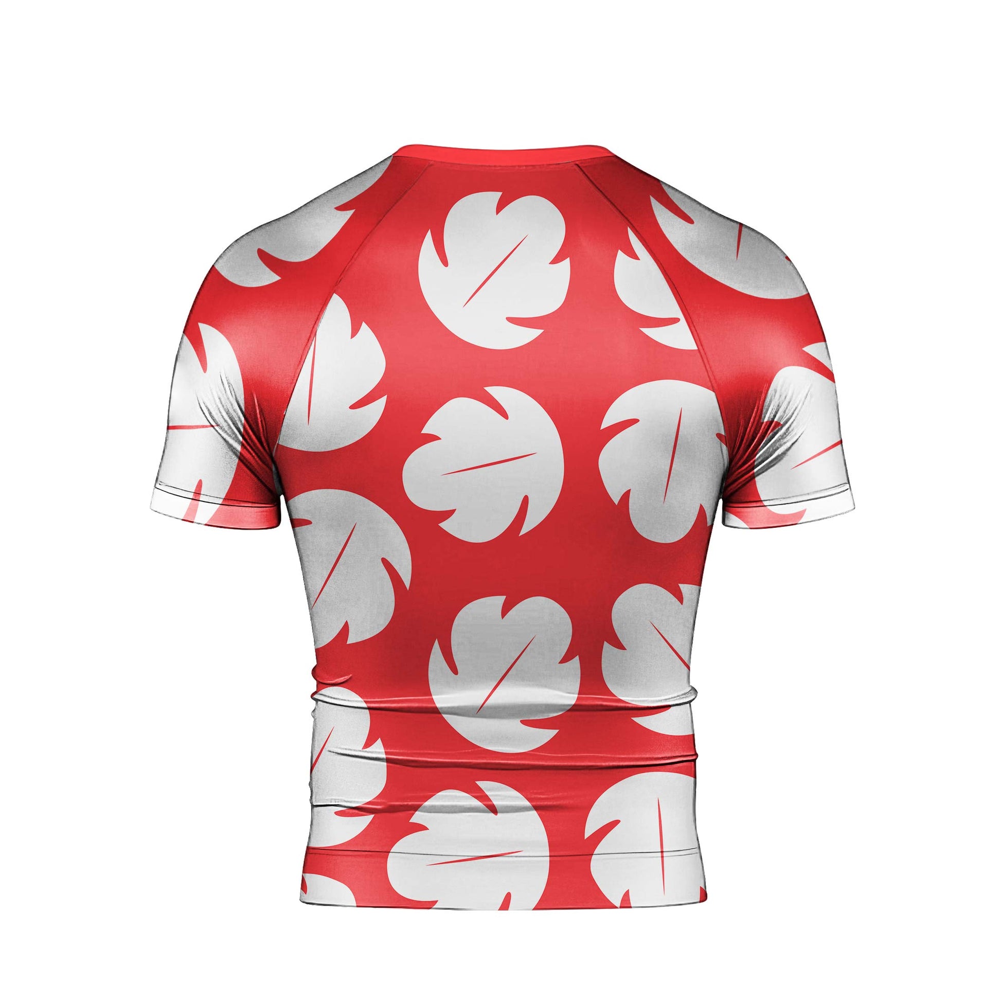 Stitch Lilo Red Leaf Rash Guard