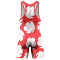 Stitch Lilo Red Leaf Wrestling Singlet