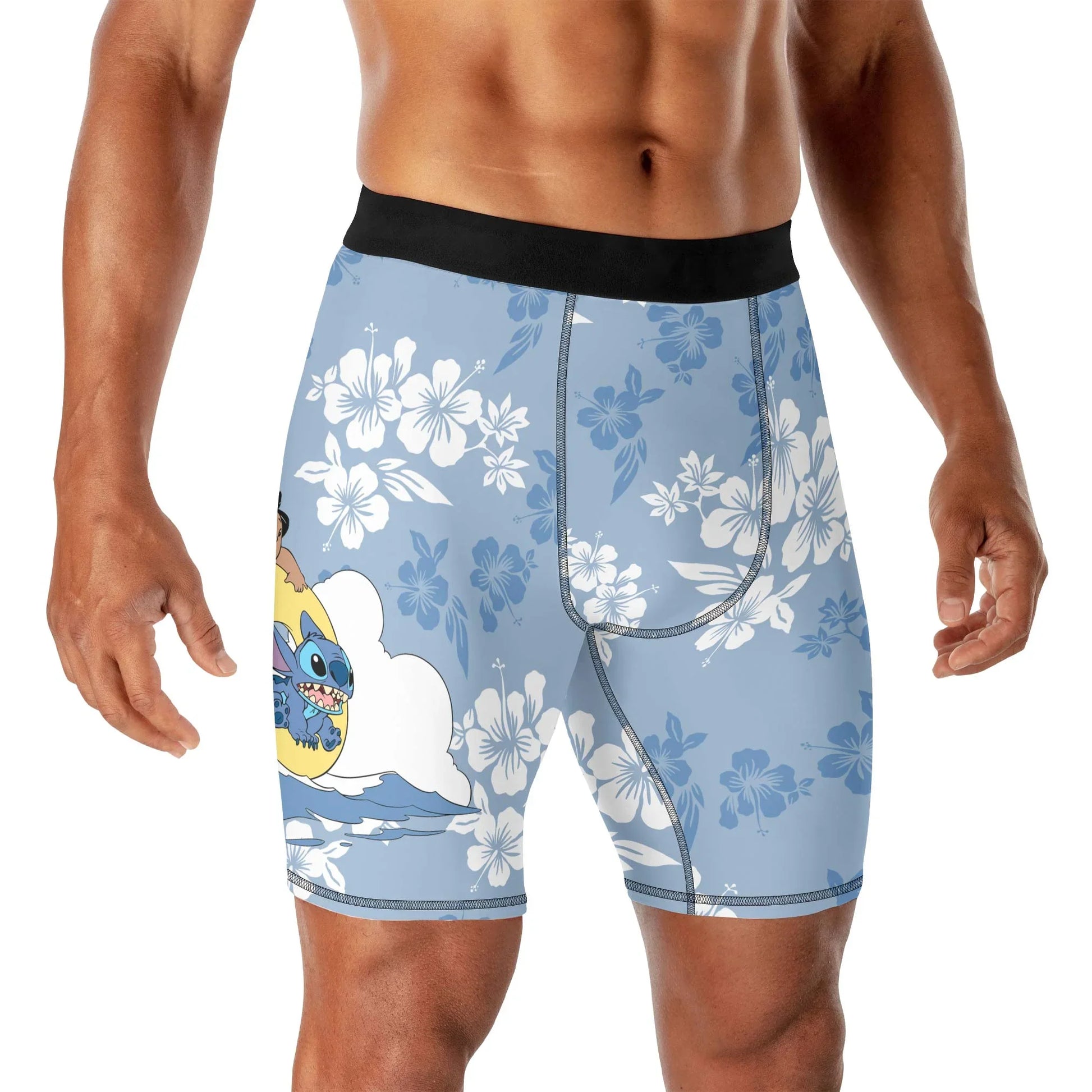 Stitch Ohana Compression Shorts
