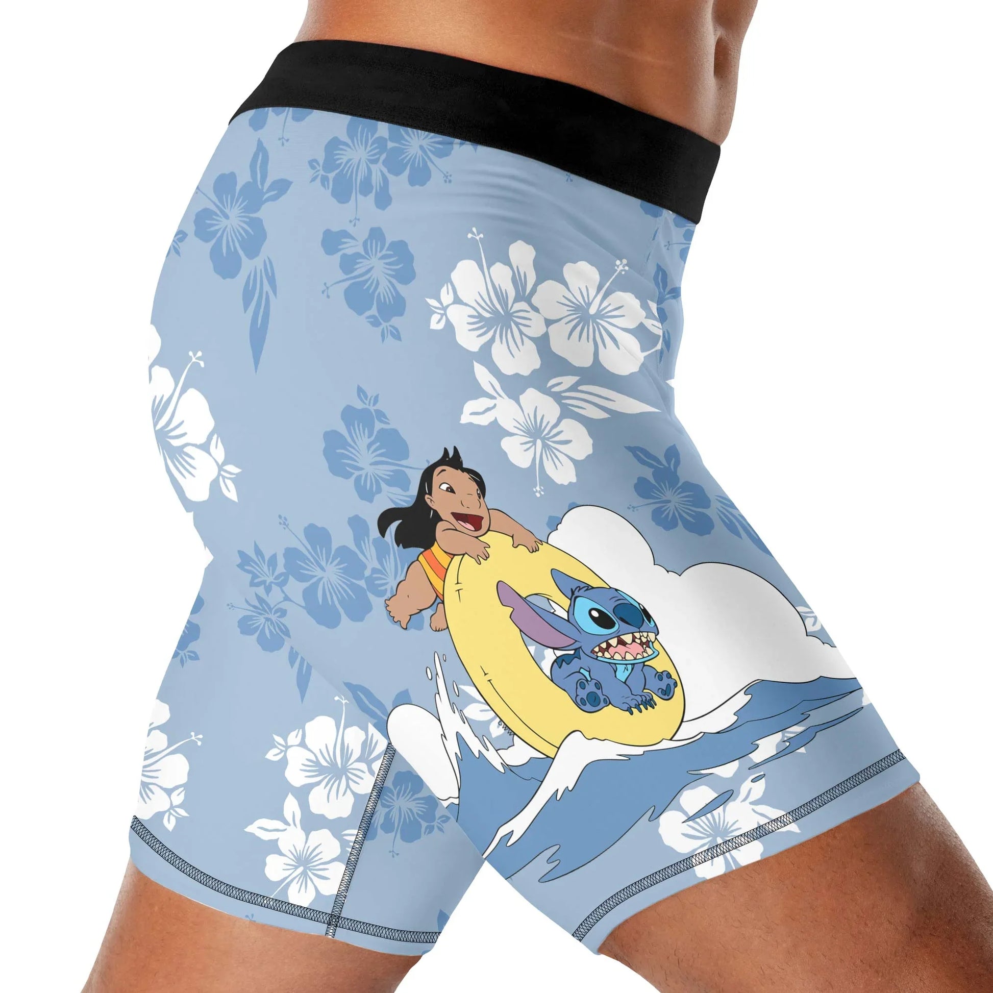 Stitch Ohana Compression Shorts