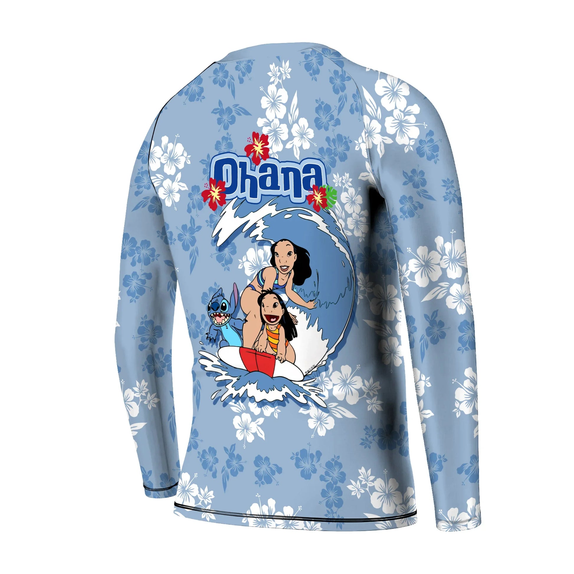Stitch Ohana Kids Rash Guard