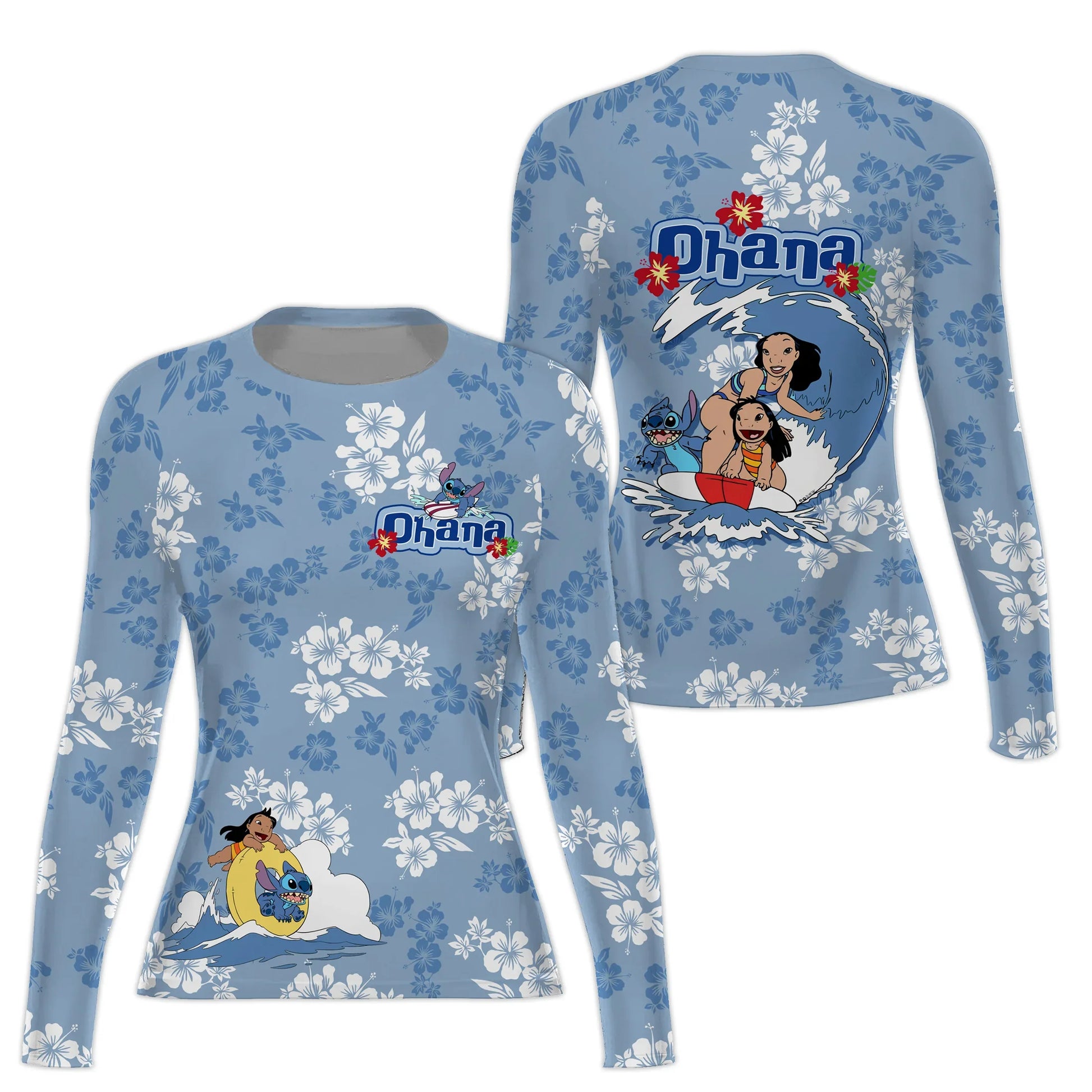 Stitch Ohana Rash Guard