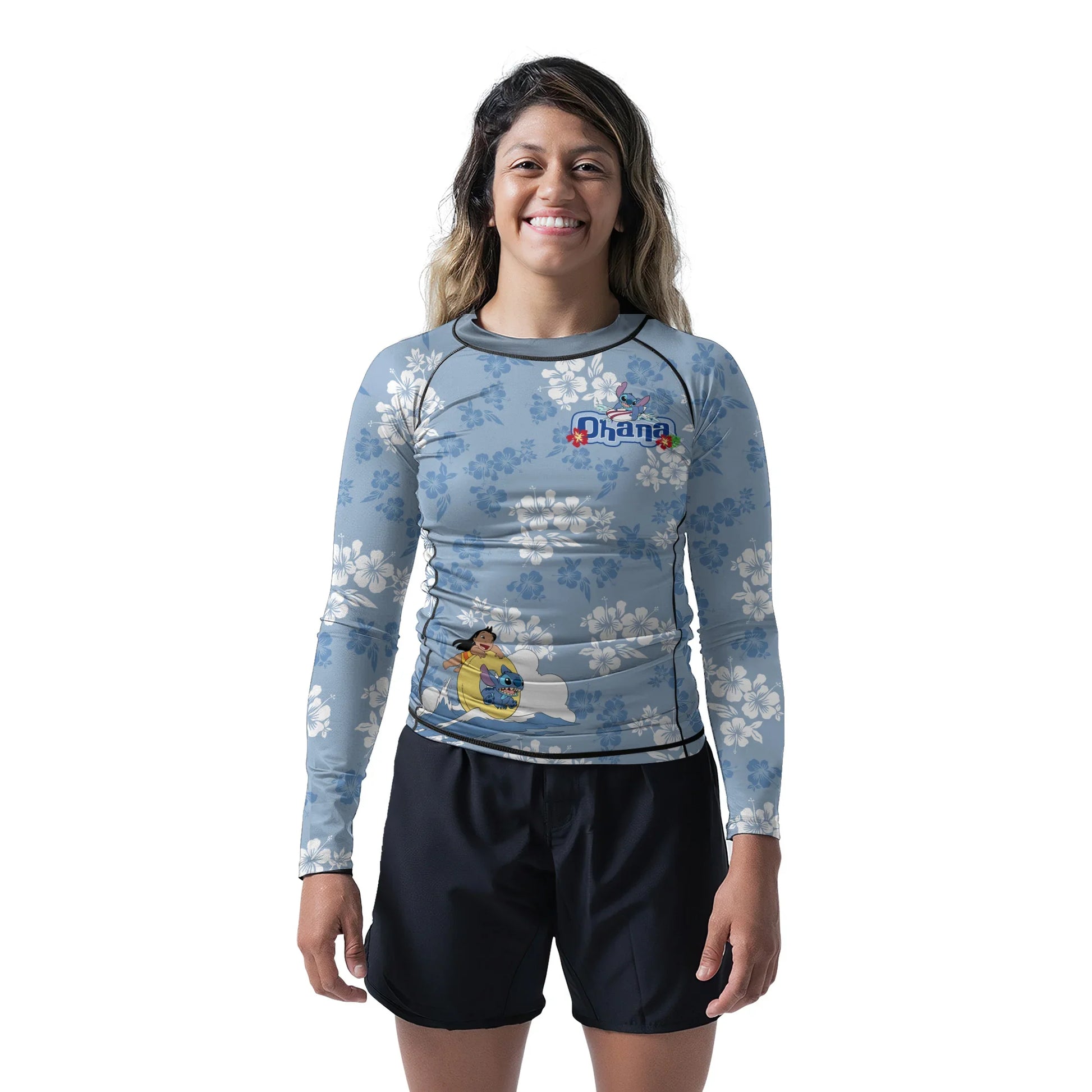 Stitch Ohana Rash Guard