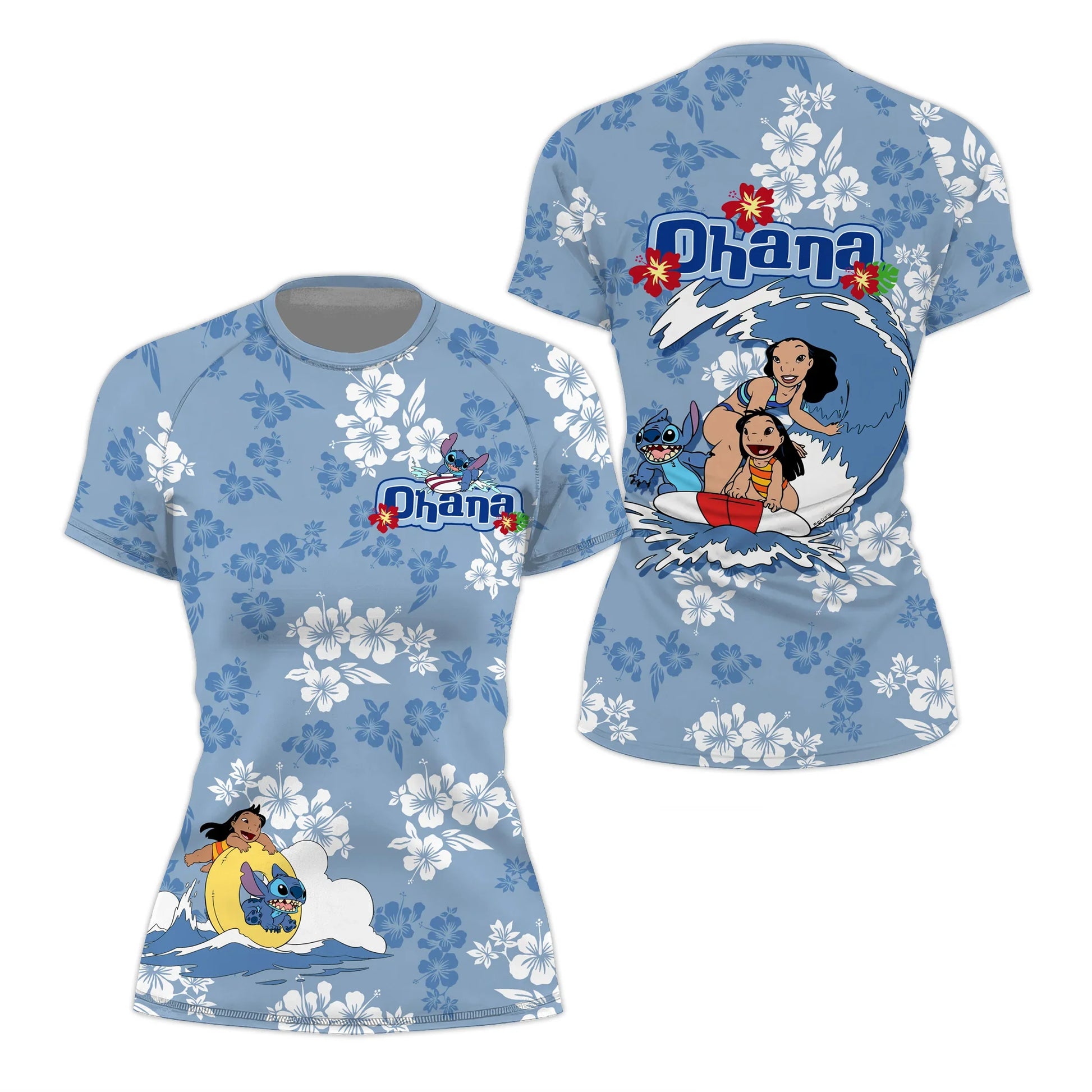Stitch Ohana Rash Guard