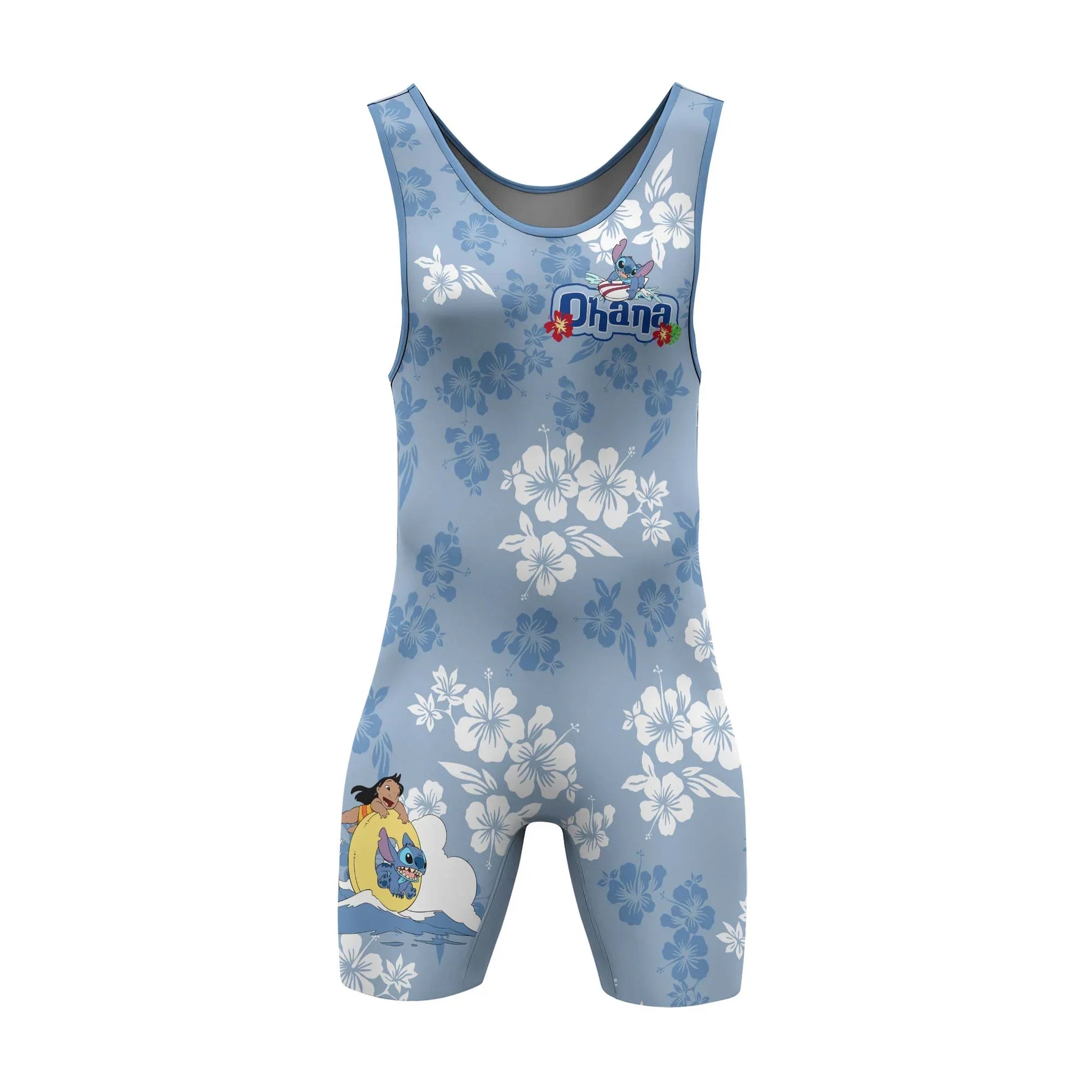 Stitch Ohana Wrestling Singlet