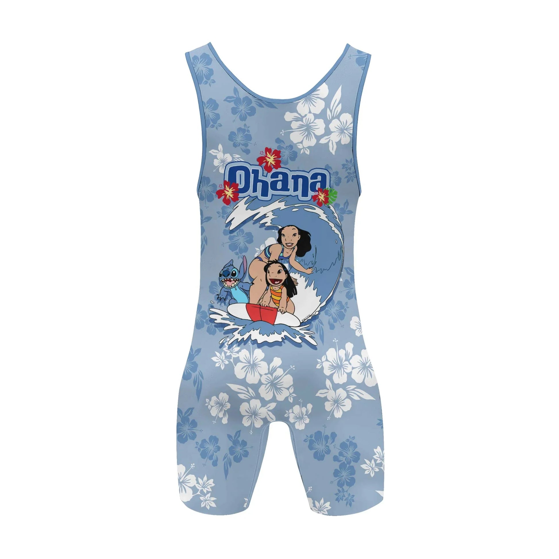 Stitch Ohana Wrestling Singlet