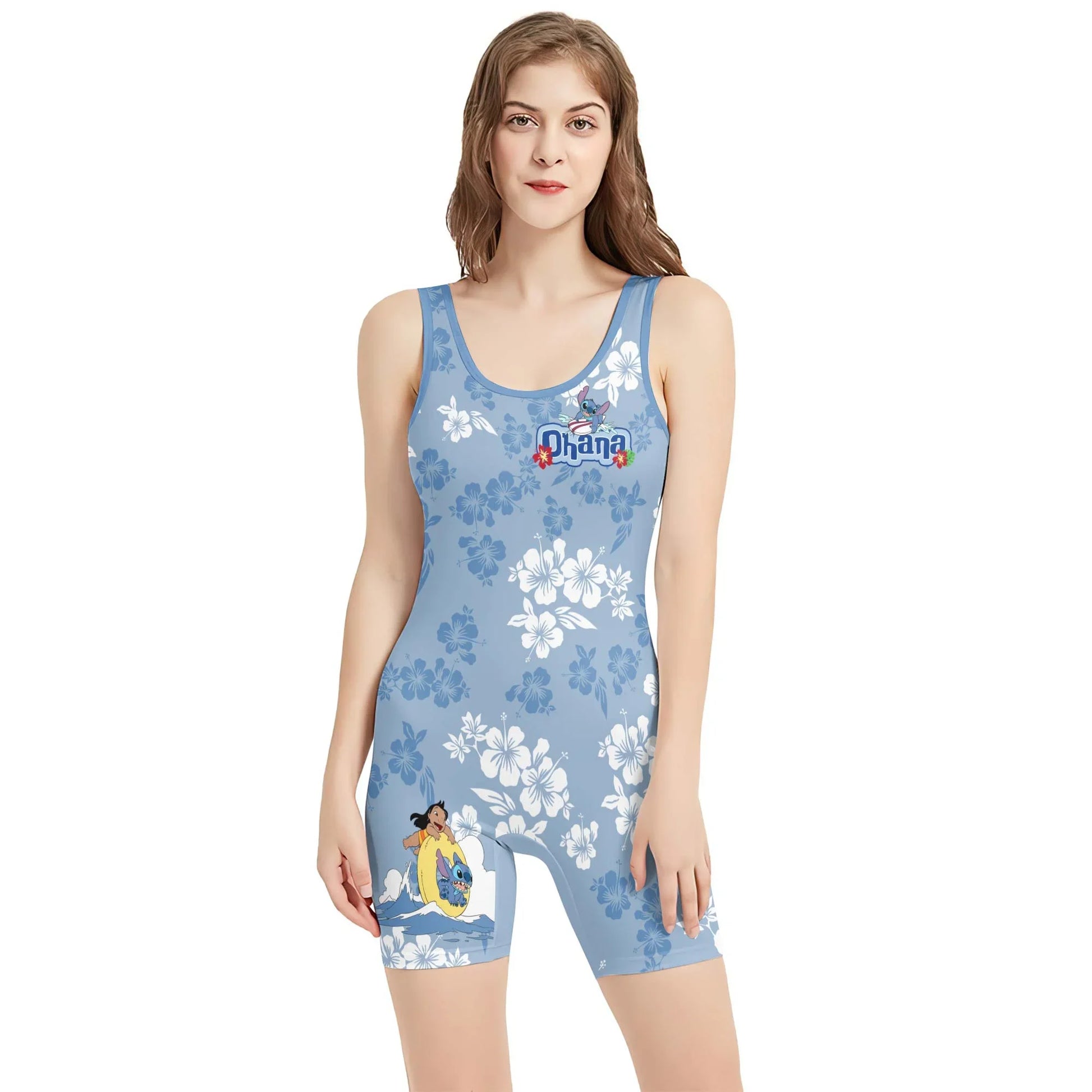 Stitch Ohana Wrestling Singlet